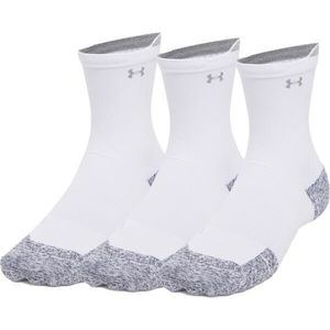 Under Armour RUN CUSHION 3PK Ponožky, bílá, velikost L obraz