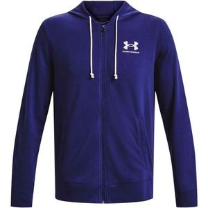 Under Armour RIVAL TERRY LC FZ Pánská mikina, modrá, velikost obraz