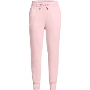 Under Armour RIVAL FLEECE JOGGERS Dívčí tepláky, růžová, velikost obraz