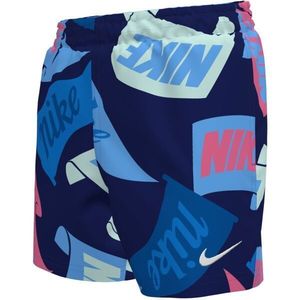 Nike NIKE TOSSED FLAGS Chlapecké plavky, tmavě modrá, velikost obraz