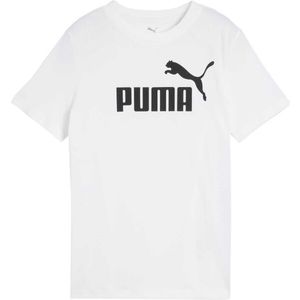 Puma ESSENTIALS NO. 1 LOGO TEE G Dívčí triko, bílá, velikost obraz