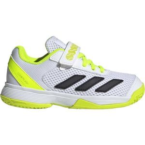adidas COURTFLASH K COMFORT CLOSURE Dětská tenisová obuv, bílá, velikost obraz