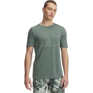 Under Armour RUSH LEGACY Pánské tréninkové tričko, tmavě zelená, velikost obraz