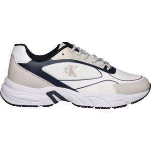 Calvin Klein RETRO TENNIS LOW KNIT MIX Pánská volnočasová obuv, béžová, velikost obraz
