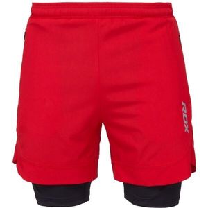RDX T16 COMPRESSION MMA SHORTS 2V1 Kraťasy na MMA, červená, velikost XXL obraz