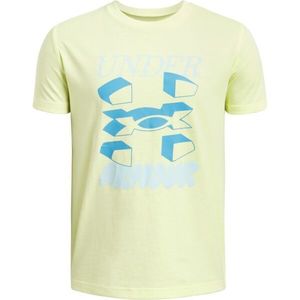 Under Armour SPLIT BIG LOGO Chlapecké tričko, žlutá, velikost M obraz