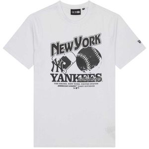 New Era NEW YORK YANKEES MLB Pánské triko, bílá, velikost obraz