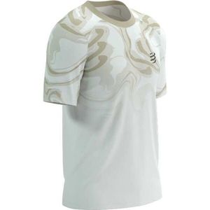 Compressport PERFORMANCE SS TSHIRT Pánské běžecké triko, bílá, velikost obraz