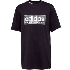 adidas CAMO LINEAR TEE Chlapecké tričko, černá, velikost obraz