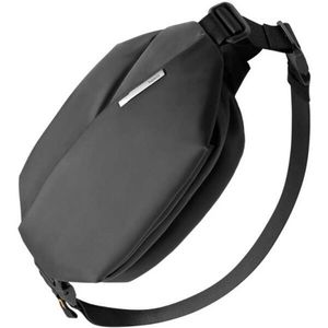 INATECK SLING BAG Crossbody ledvinka, černá, velikost obraz