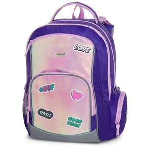 Oxybag GO FASHION Školní batoh, růžová, velikost obraz