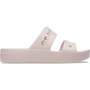 Crocs BAYA PLATFORM SANDAL Dámské pantofle, béžová, velikost 37/38 obraz