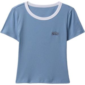GAP SMALL LOGO RINGER Dámské tričko, světle modrá, velikost obraz