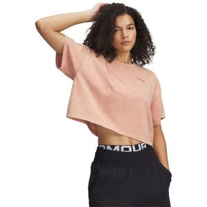 Under Armour HWT WASH Dámské tričko, růžová, velikost S obraz