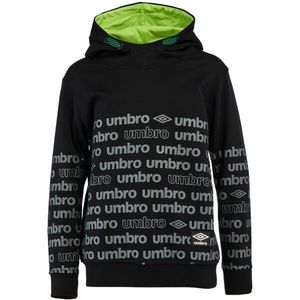 Umbro SISK Dětská mikina přes hlavu, černá, velikost 116-122 obraz