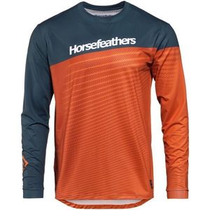 Horsefeathers QUANTUM LS Pánský cyklodres, oranžová, velikost obraz