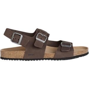 Geox U SANDAL Pánské letní sandály, hnědá, velikost obraz