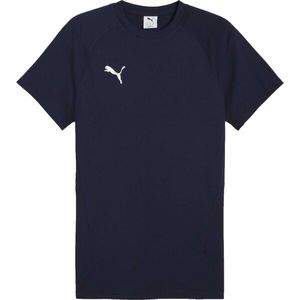 Puma TEAMEVOSTRIPE TEE Pánské triko, tmavě modrá, velikost obraz