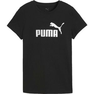Puma ESSENTIALS METALLIC NO.1 LOGO TEE Dámské triko, černá, velikost obraz