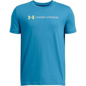Under Armour LOGO WORDMARK Dětské tričko, modrá, velikost M obraz