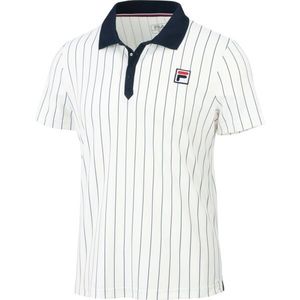 Fila POLO STRIPES BJÖRN Pánské polo triko, bílá, velikost obraz