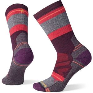 Smartwool W HIKE FULL CUSHION SATURNSPHERE CREW Dámské ponožky, vínová, velikost obraz