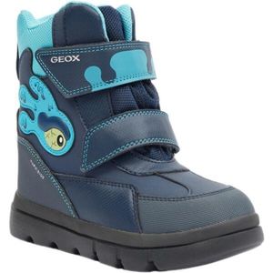 Geox J WILLABOOM Chlapecká zimní obuv, tmavě modrá, velikost obraz