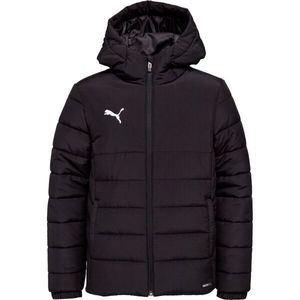 Puma TEAMADDITIONS HOODED PADDED JACKET JR Dětská bunda, černá, velikost obraz
