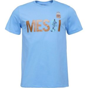 FANATICS MESSI NAME & NUMBER GRAPHIC Pánské triko, světle modrá, velikost obraz