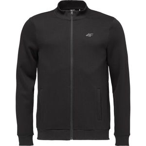 4F SWEATSHIRT FULL ZIP Pánská mikina, černá, velikost obraz