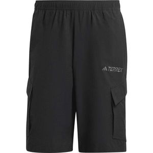 adidas TERREX CARGO SHORT Pánské turistické kraťasy, černá, velikost obraz