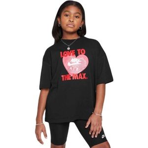 Nike G SPORTSWEAR TEE HEART Dívčí triko, černá, velikost obraz