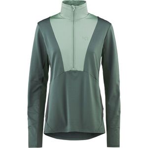KARI TRAA KAREN H/Z MIDLAYER Dámská fleece mikina, zelená, velikost obraz