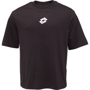 Lotto LOGO METAL TEE Pánské triko, černá, velikost obraz