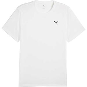 Puma M TAD ESSENTIALS SOLID CAT TEE Pánské triko, bílá, velikost obraz