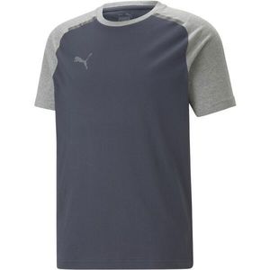 Puma TEAMCUP CASUALS TEE Fotbalové triko, tmavě modrá, velikost obraz