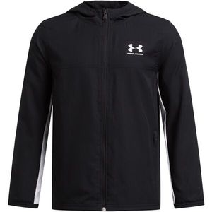 Under Armour RIVAL WOVEN JACKET Chlapecká bunda, černá, velikost XL obraz