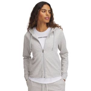 Under Armour RIVAL TERRY HOODIE Dámská mikina, šedá, velikost obraz