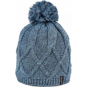 Finmark WINTER HUT Zimní pletená čepice, modrá, velikost obraz