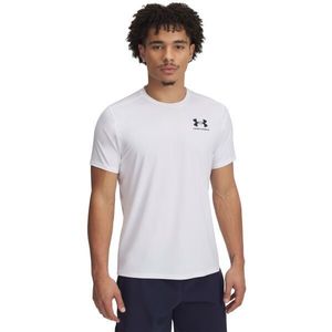 Under Armour HEATGEAR FITTED Pánské triko, bílá, velikost obraz