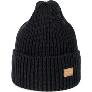 Finmark WINTER HAT Zimní pletená čepice, černá, velikost UNI obraz