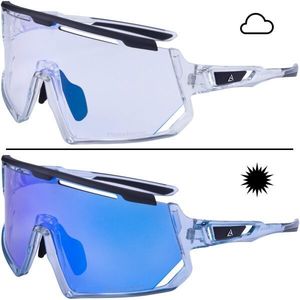 Laceto AURORA Fotochromatické sportovní sluneční brýle, modrá, velikost obraz