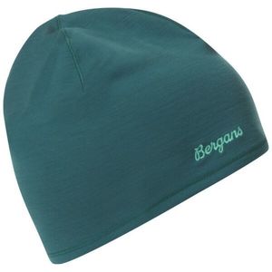 Bergans MERINO TECH BEANIE Funkční čepice, tmavě zelená, velikost obraz