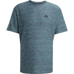 adidas TRAIN ESSENTIALS TEE Pánské sportovní tričko, tmavě zelená, velikost obraz