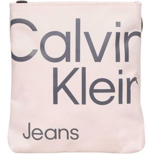 Calvin Klein SPORT ESSENTIALS FLATPACK18 AOP Taška přes rameno, bílá, velikost obraz
