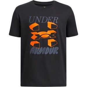 Under Armour SPLIT BIG LOGO Chlapecké tričko, černá, velikost M obraz