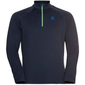 Odlo MIDLAYER 1/2 ZIP BESSO Pánská mikina, tmavě modrá, velikost XXL obraz