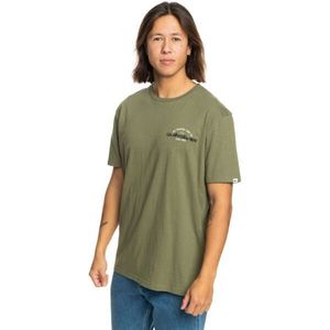 Quiksilver ARCHED TYPE Pánské triko, khaki, velikost obraz
