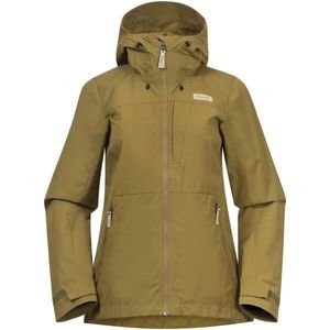 Bergans NORDMARKA LEAF LIGHT WIND JACKET WOMEN Větruodolná bunda, khaki, velikost obraz