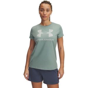 Under Armour LIVE SPORTSTYLE GRAPHIC SS Dámské triko, zelená, velikost obraz
